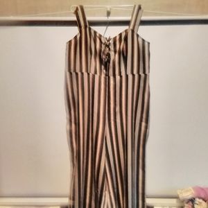 L.N.V JUMPSUIT STRIPED PLUS SIZE